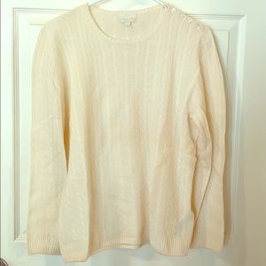 J.Crew cashmere cable sweater